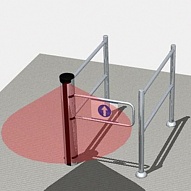 Одинарные ворота Easygate NG с радарами