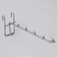 Крючок на решетку с шариками, хром 220011